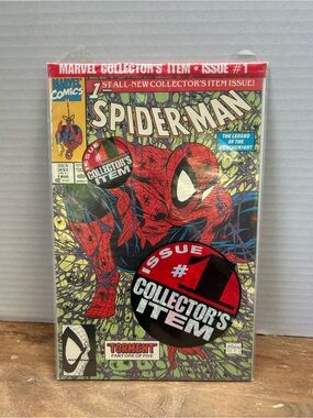 1990 Marvel Comics Spider-Man #1 "Torment" issue book